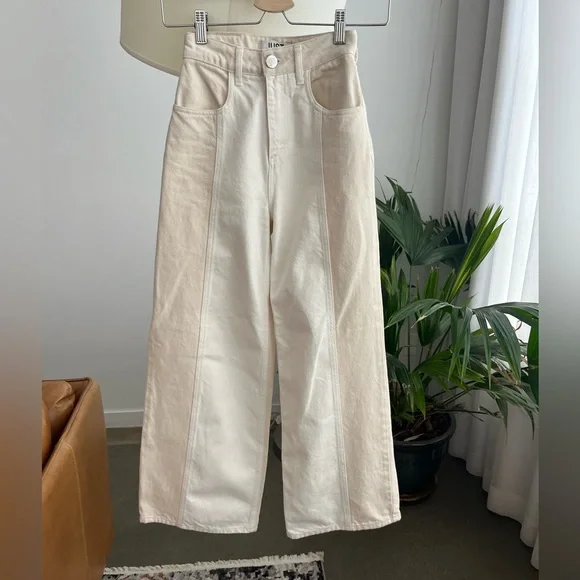 Just Female Two-Tone Calm Wide Leg Jeans - Picture 2 of 5